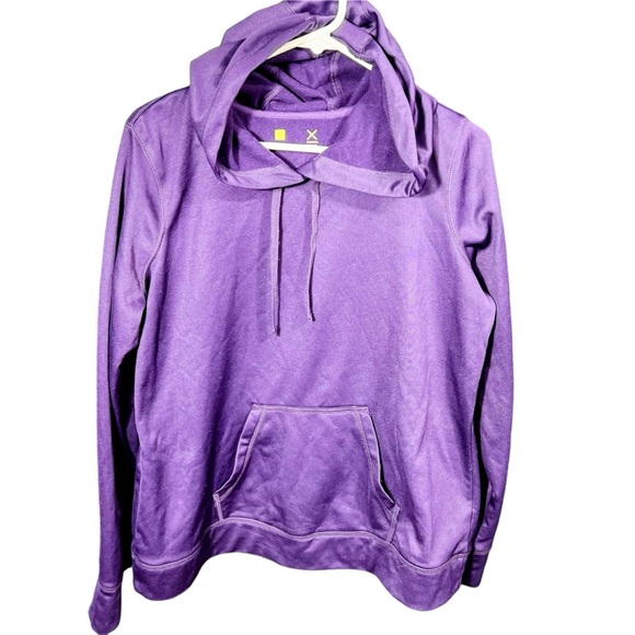 Plum purple hooded sweater size large - Picture 1 of 3